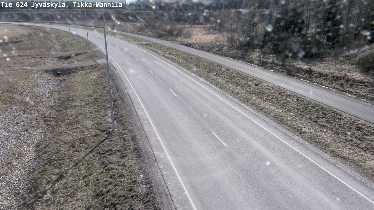 Weather Camera Image Road 624 Jyväskylä, Tikka-Mannila, Jyväskylä, Keski-Suomi