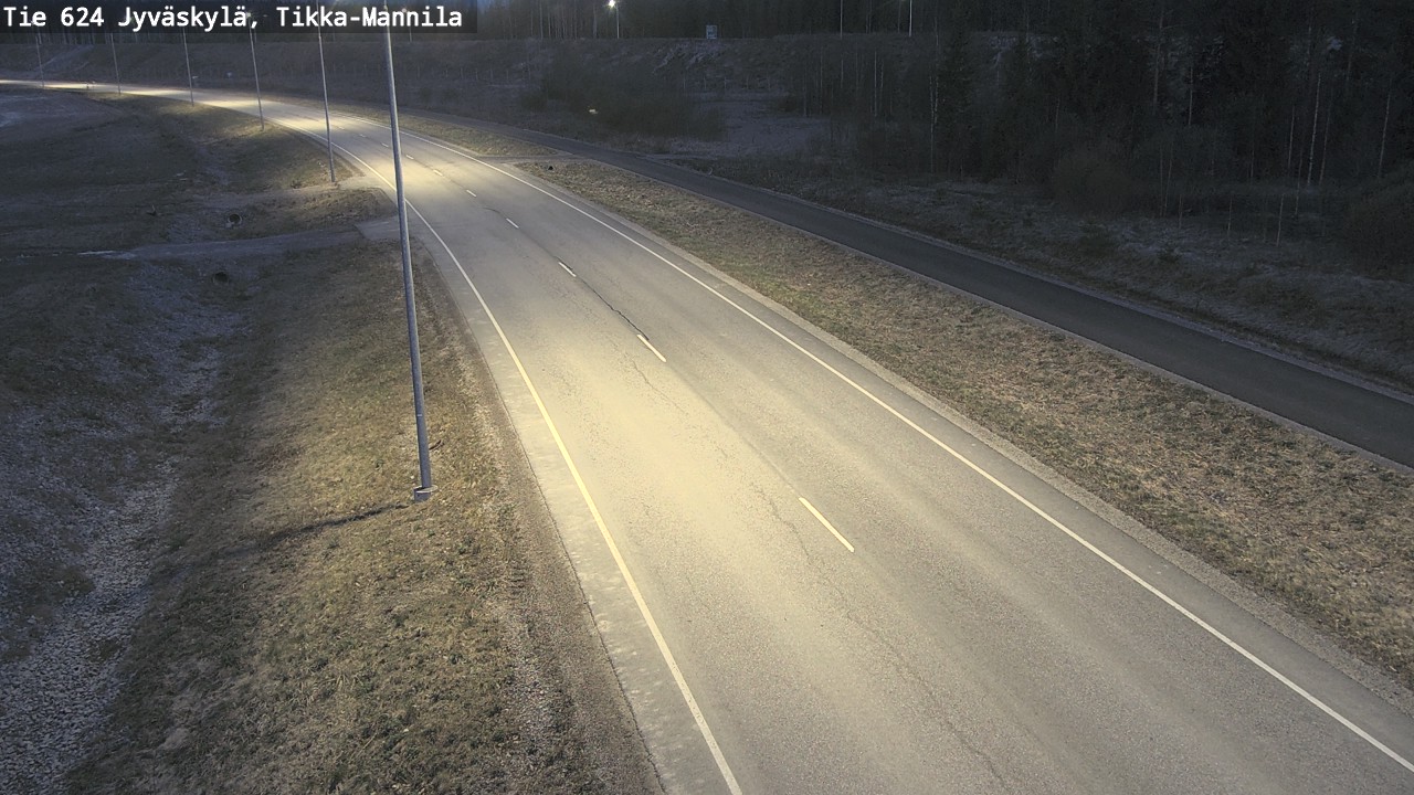 Weather Camera Image Road 624 Jyväskylä, Tikka-Mannila, Jyväskylä, Keski-Suomi