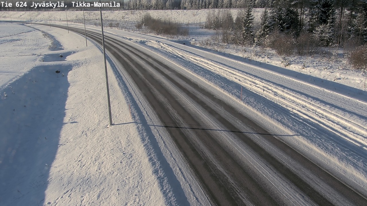 Weather Camera Image Road 624 Jyväskylä, Tikka-Mannila, Jyväskylä, Keski-Suomi