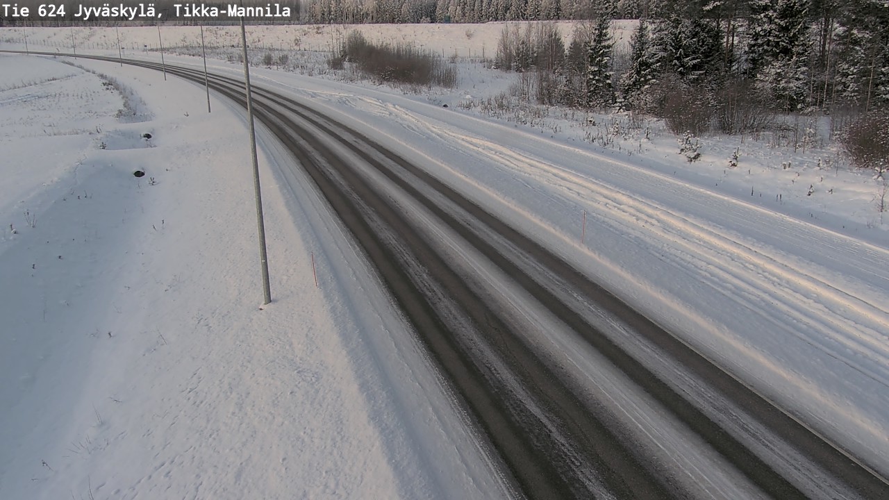 Kelikamerat Kuva Tie 624 Jyväskylä, Tikka-Mannila, Jyväskylä, Keski-Suomi