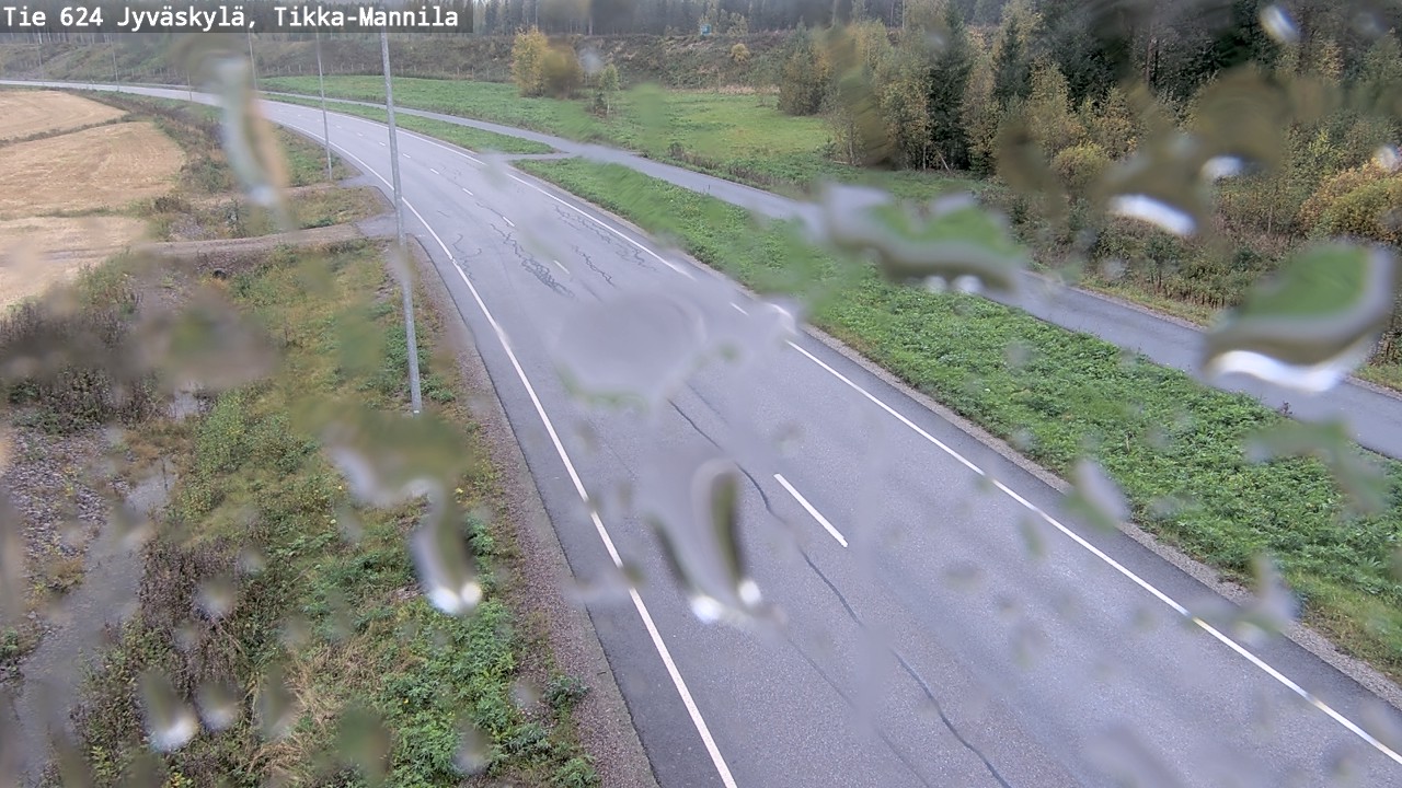 Weather Camera Image Road 624 Jyväskylä, Tikka-Mannila, Jyväskylä, Keski-Suomi