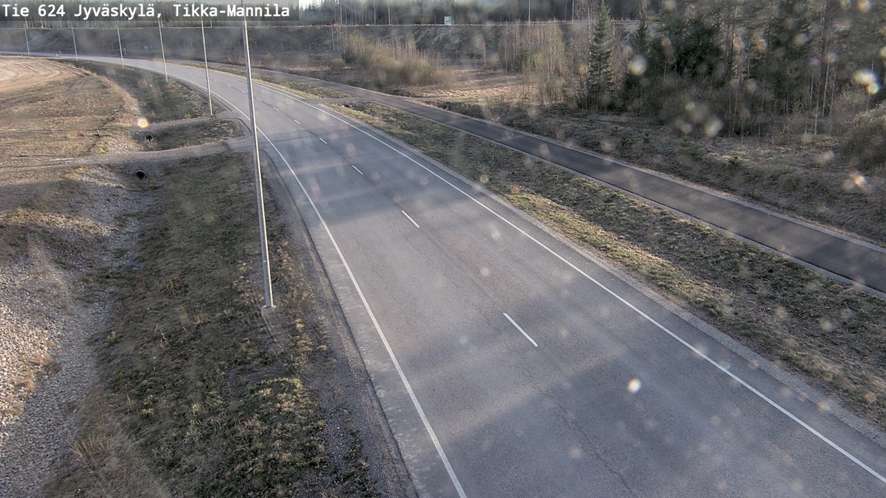 Weather Camera Image Road 624 Jyväskylä, Tikka-Mannila, Jyväskylä, Keski-Suomi