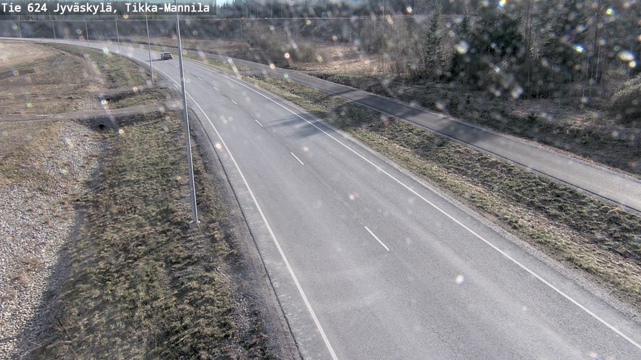 Weather Camera Image Road 624 Jyväskylä, Tikka-Mannila, Jyväskylä, Keski-Suomi