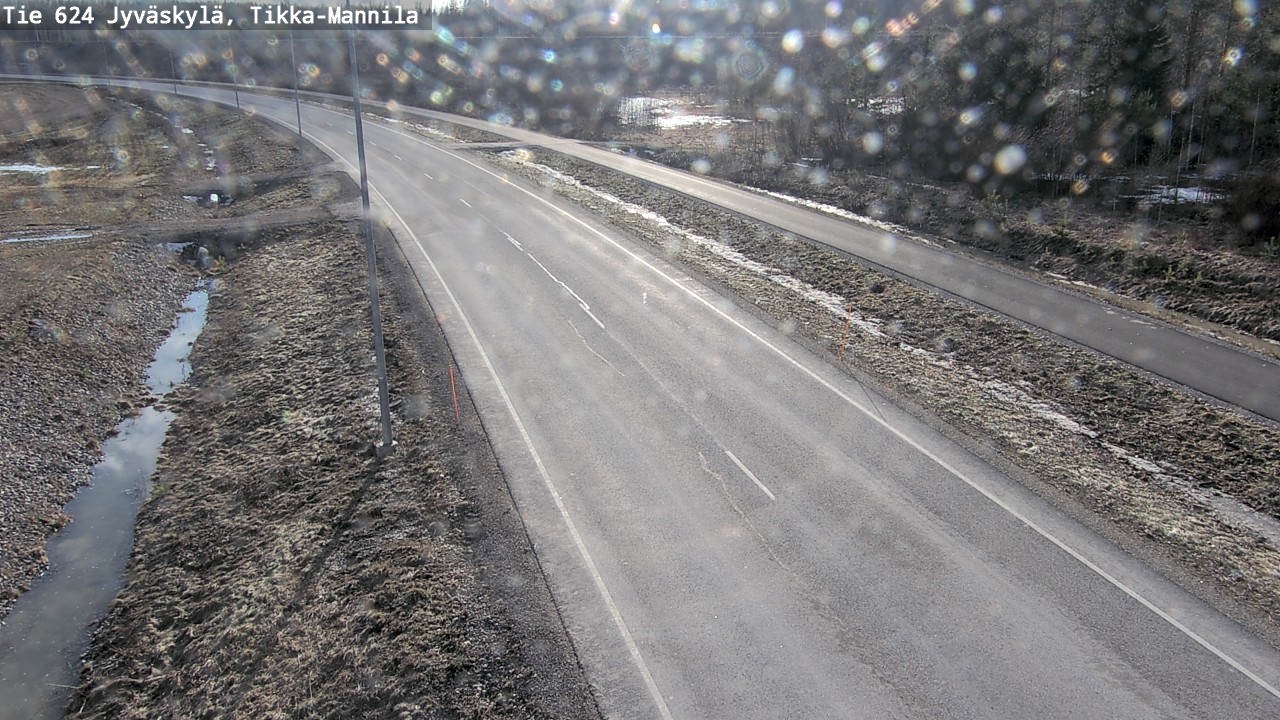 Weather Camera Image Väg 624 Jyväskylä, Tikka-Mannila, Jyväskylä, Keski-Suomi