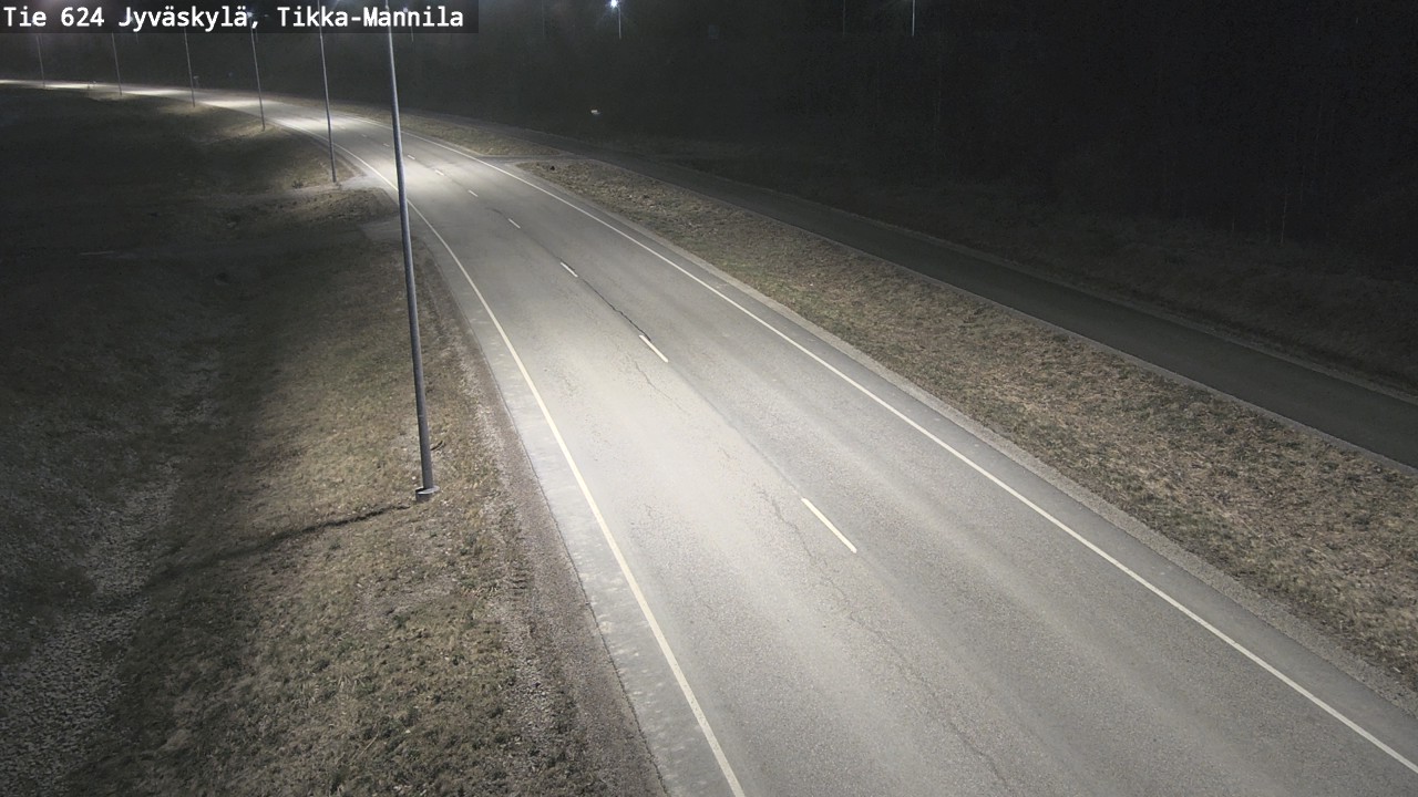 Weather Camera Image Road 624 Jyväskylä, Tikka-Mannila, Jyväskylä, Keski-Suomi