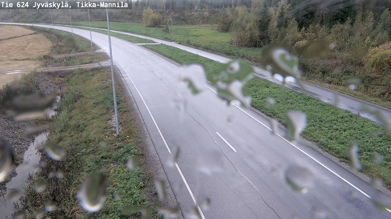 Weather Camera Image Road 624 Jyväskylä, Tikka-Mannila, Jyväskylä, Keski-Suomi