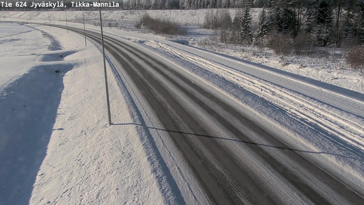 Weather Camera Image Road 624 Jyväskylä, Tikka-Mannila, Jyväskylä, Keski-Suomi