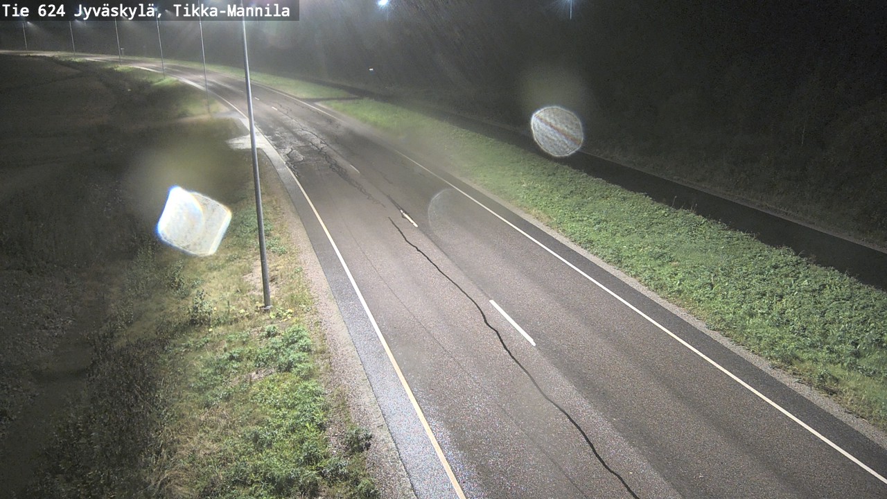 Weather Camera Image Road 624 Jyväskylä, Tikka-Mannila, Jyväskylä, Keski-Suomi