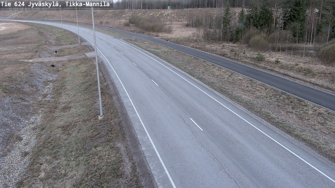 Kelikamerat Kuva Tie 624 Jyväskylä, Tikka-Mannila, Jyväskylä, Keski-Suomi