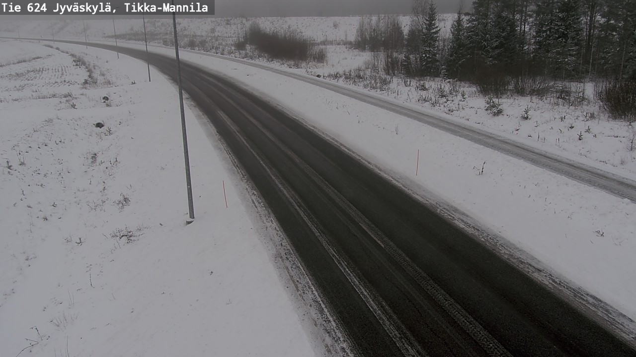 Kelikamerat Kuva Tie 624 Jyväskylä, Tikka-Mannila, Jyväskylä, Keski-Suomi