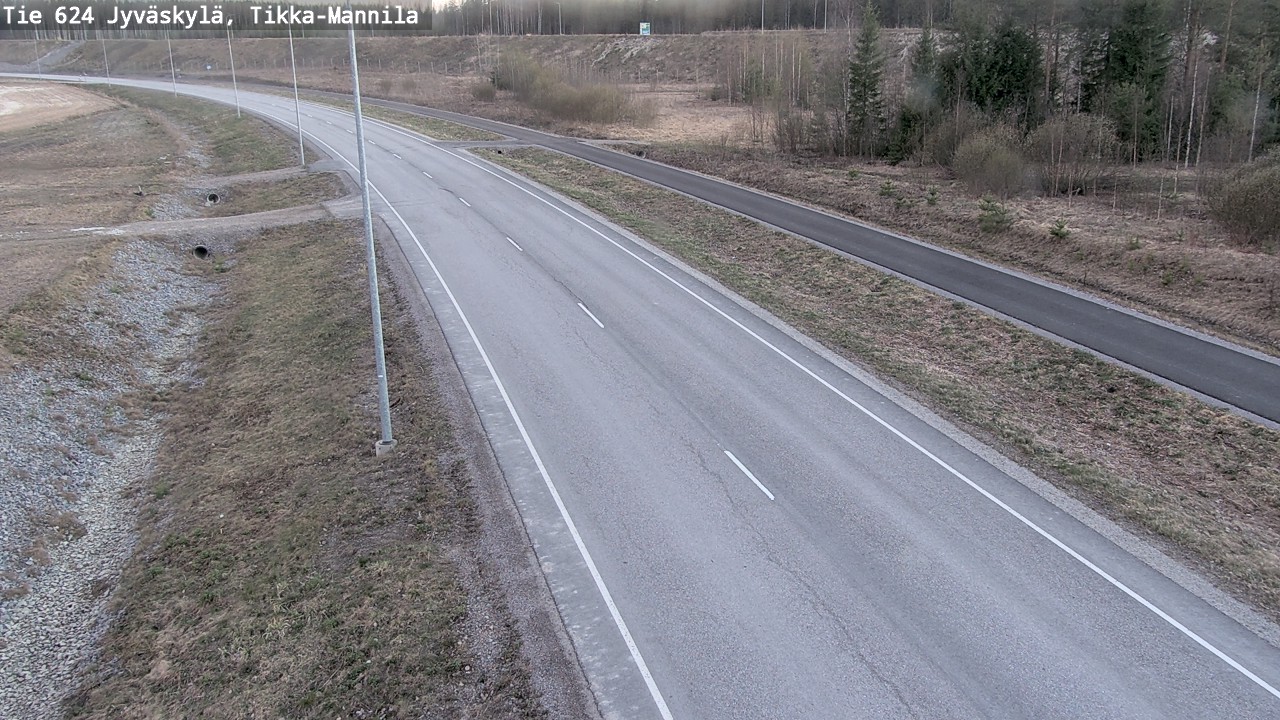 Weather Camera Image Road 624 Jyväskylä, Tikka-Mannila, Jyväskylä, Keski-Suomi