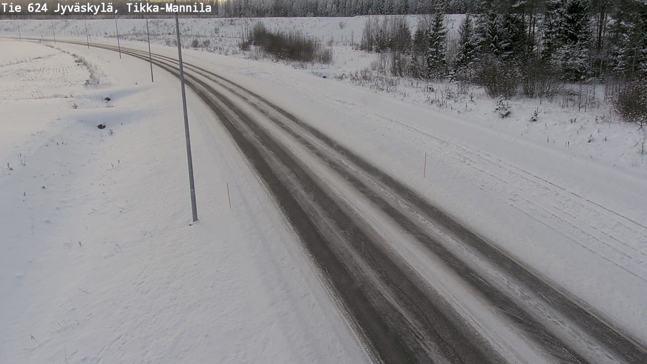 Kelikamerat Kuva Tie 624 Jyväskylä, Tikka-Mannila, Jyväskylä, Keski-Suomi