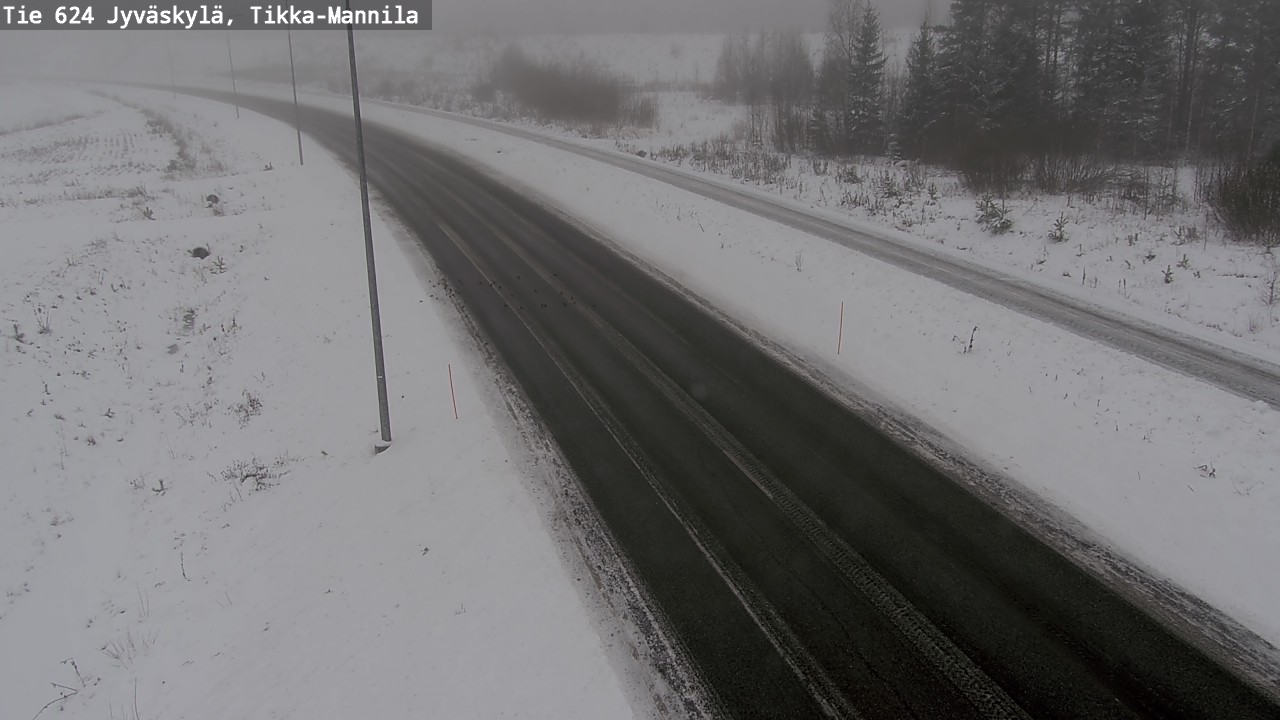 Kelikamerat Kuva Tie 624 Jyväskylä, Tikka-Mannila, Jyväskylä, Keski-Suomi