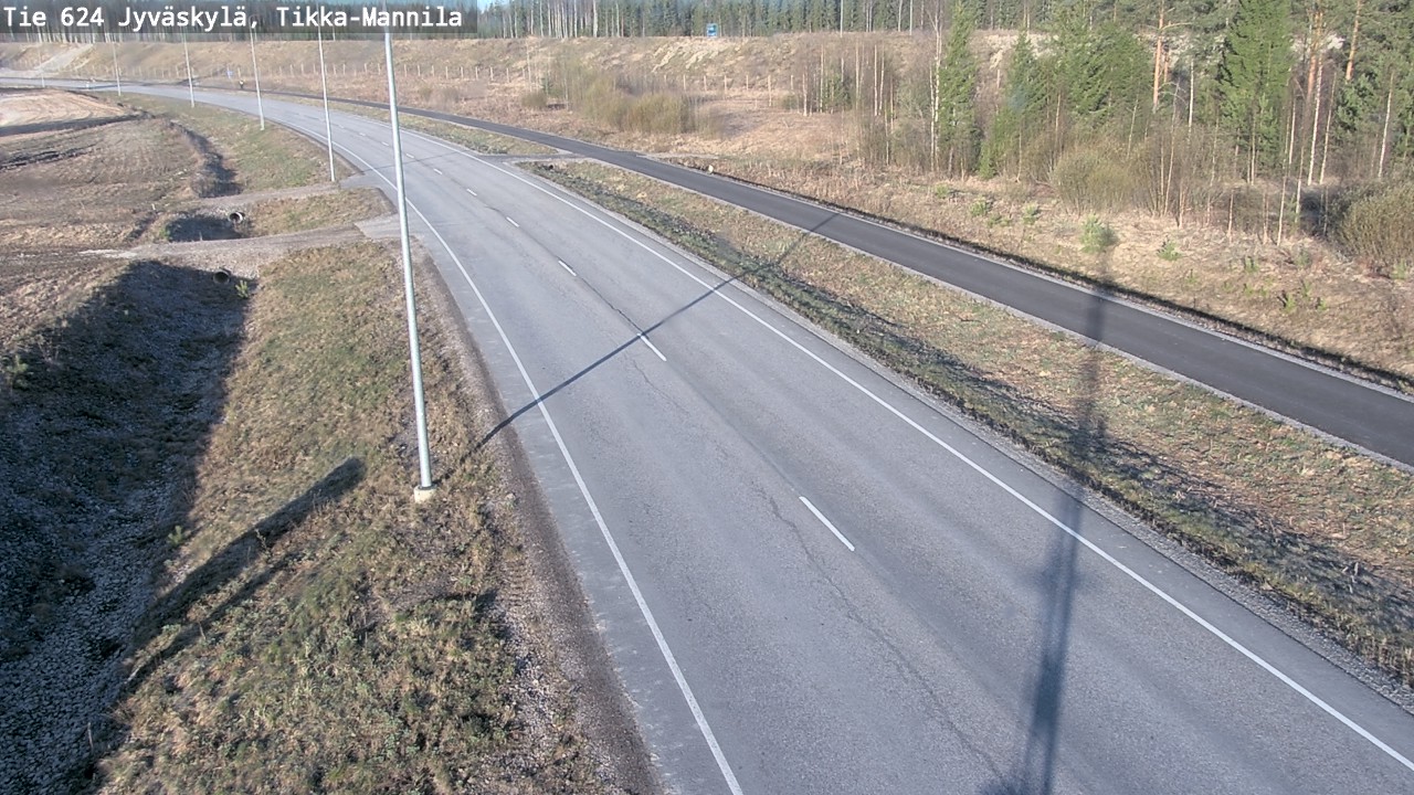 Kelikamerat Kuva Tie 624 Jyväskylä, Tikka-Mannila, Jyväskylä, Keski-Suomi