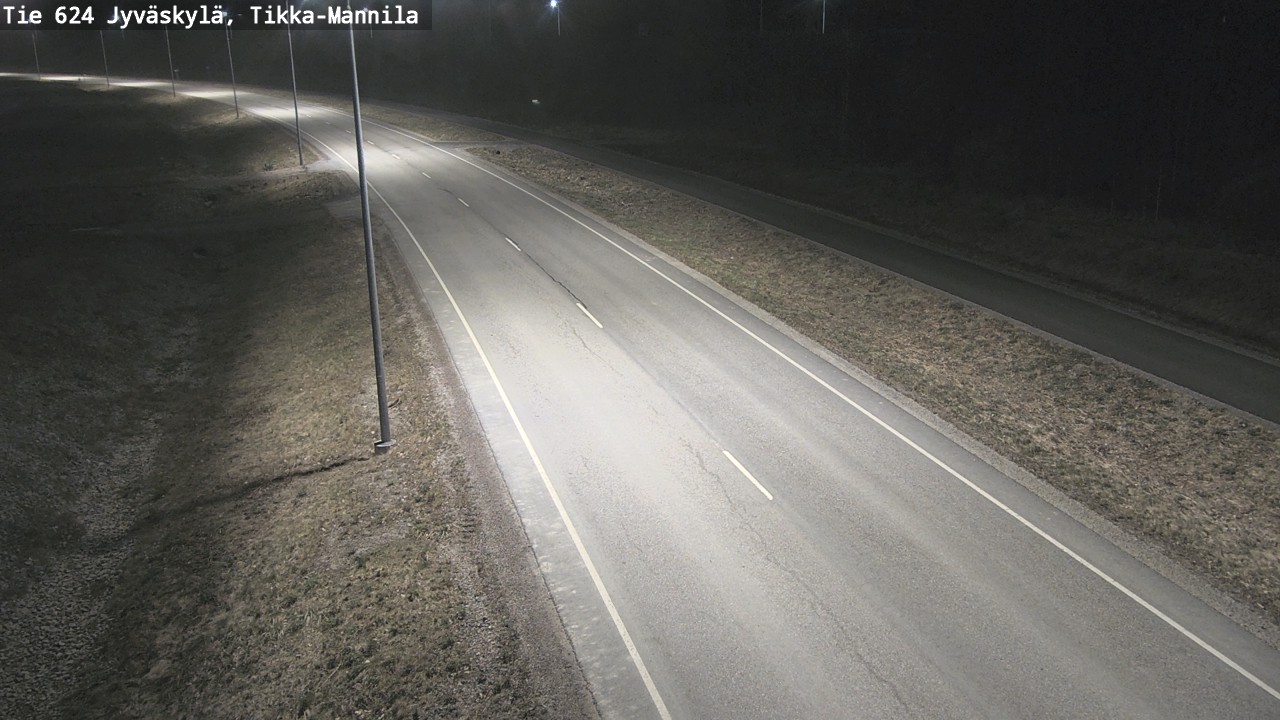 Weather Camera Image Road 624 Jyväskylä, Tikka-Mannila, Jyväskylä, Keski-Suomi