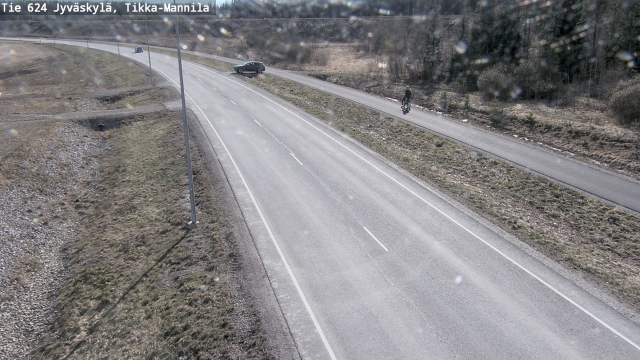 Weather Camera Image Road 624 Jyväskylä, Tikka-Mannila, Jyväskylä, Keski-Suomi