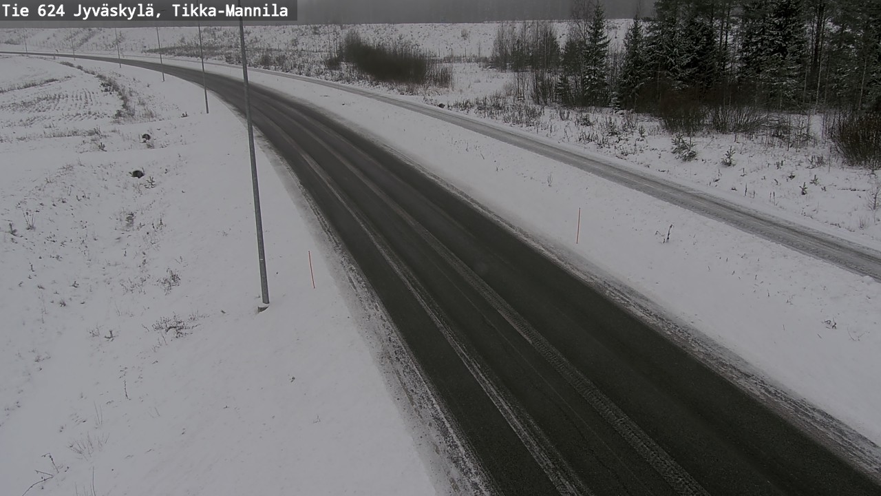 Kelikamerat Kuva Tie 624 Jyväskylä, Tikka-Mannila, Jyväskylä, Keski-Suomi