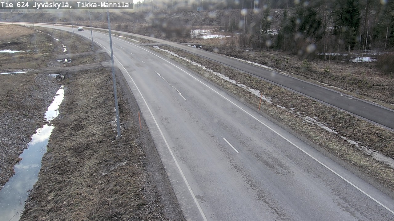 Weather Camera Image Väg 624 Jyväskylä, Tikka-Mannila, Jyväskylä, Keski-Suomi