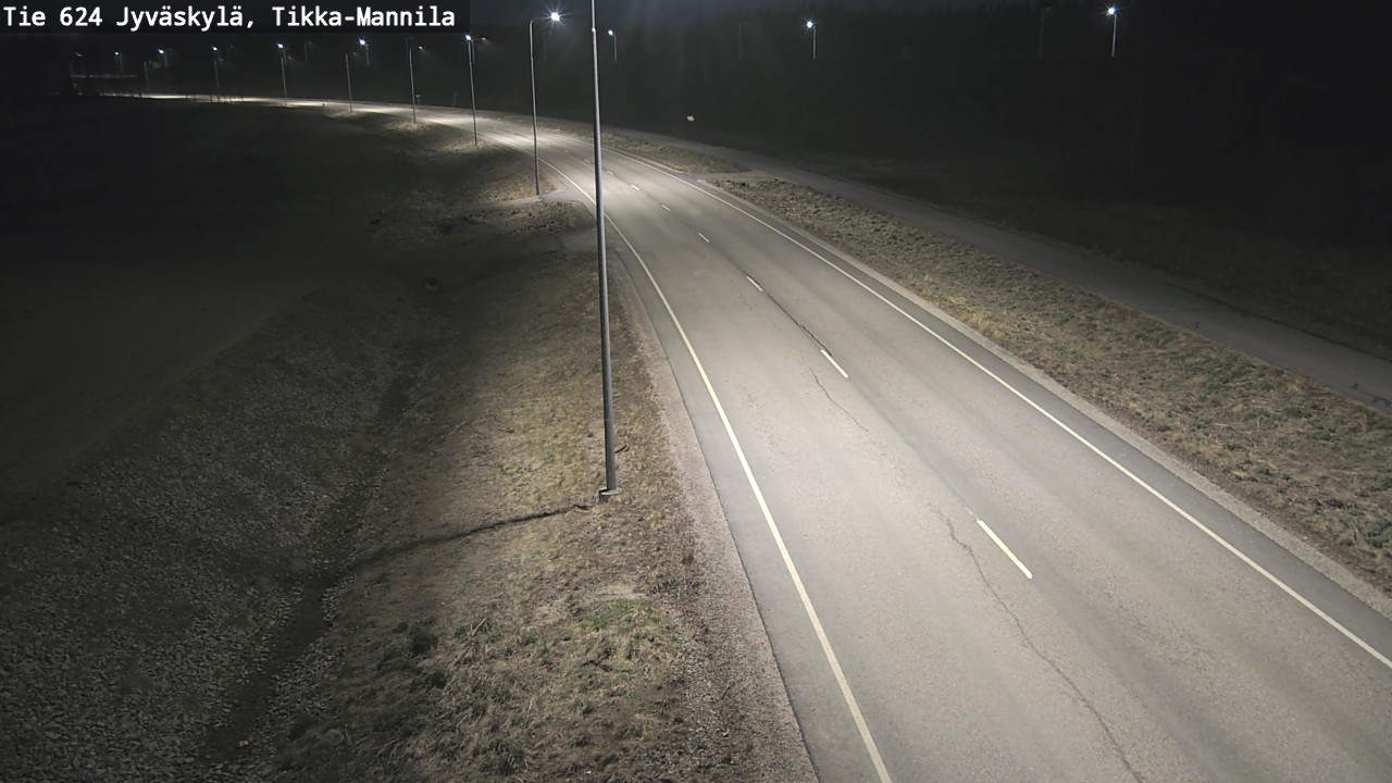 Weather Camera Image Road 624 Jyväskylä, Tikka-Mannila, Jyväskylä, Keski-Suomi