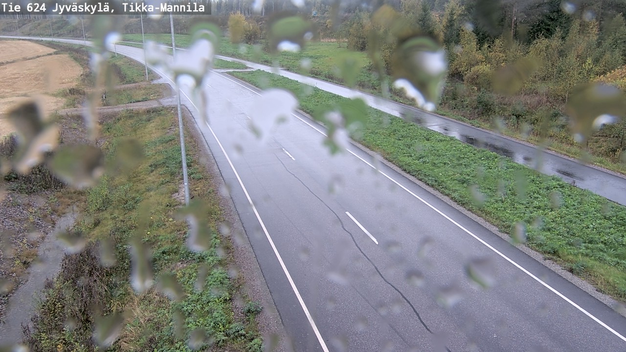 Weather Camera Image Road 624 Jyväskylä, Tikka-Mannila, Jyväskylä, Keski-Suomi