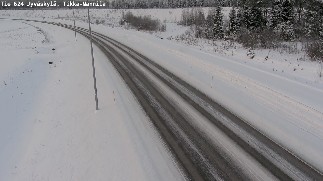 Weather Camera Image Road 624 Jyväskylä, Tikka-Mannila, Jyväskylä, Keski-Suomi