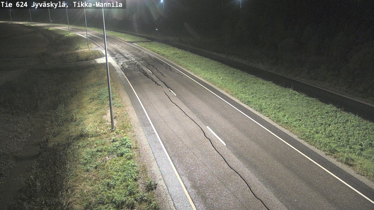 Weather Camera Image Road 624 Jyväskylä, Tikka-Mannila, Jyväskylä, Keski-Suomi
