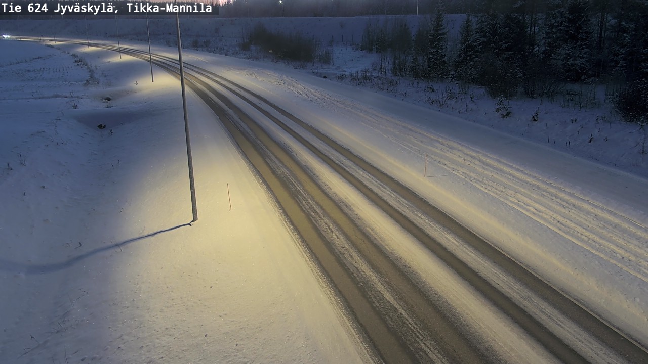 Weather Camera Image Road 624 Jyväskylä, Tikka-Mannila, Jyväskylä, Keski-Suomi