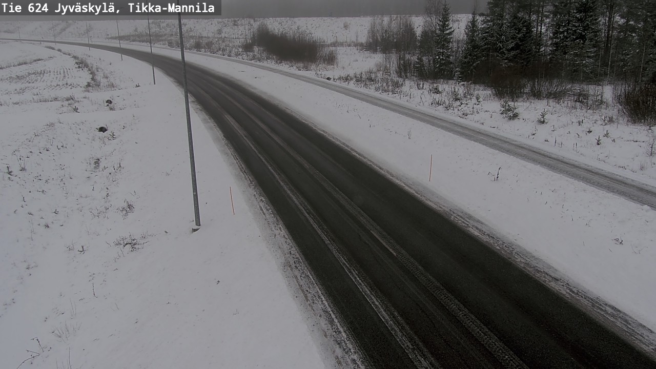 Kelikamerat Kuva Tie 624 Jyväskylä, Tikka-Mannila, Jyväskylä, Keski-Suomi