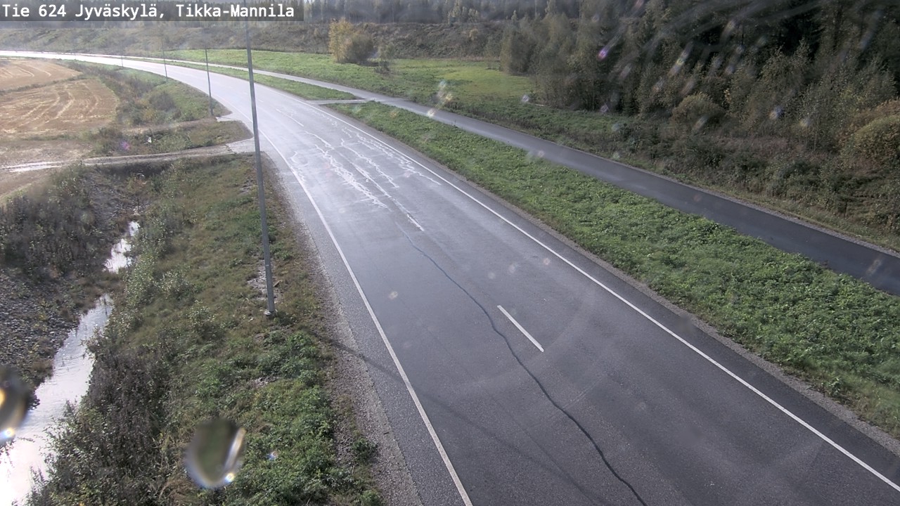 Weather Camera Image Road 624 Jyväskylä, Tikka-Mannila, Jyväskylä, Keski-Suomi