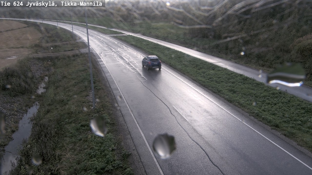 Weather Camera Image Road 624 Jyväskylä, Tikka-Mannila, Jyväskylä, Keski-Suomi