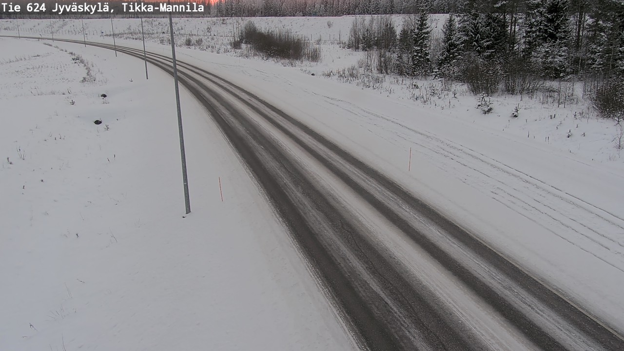 Kelikamerat Kuva Tie 624 Jyväskylä, Tikka-Mannila, Jyväskylä, Keski-Suomi