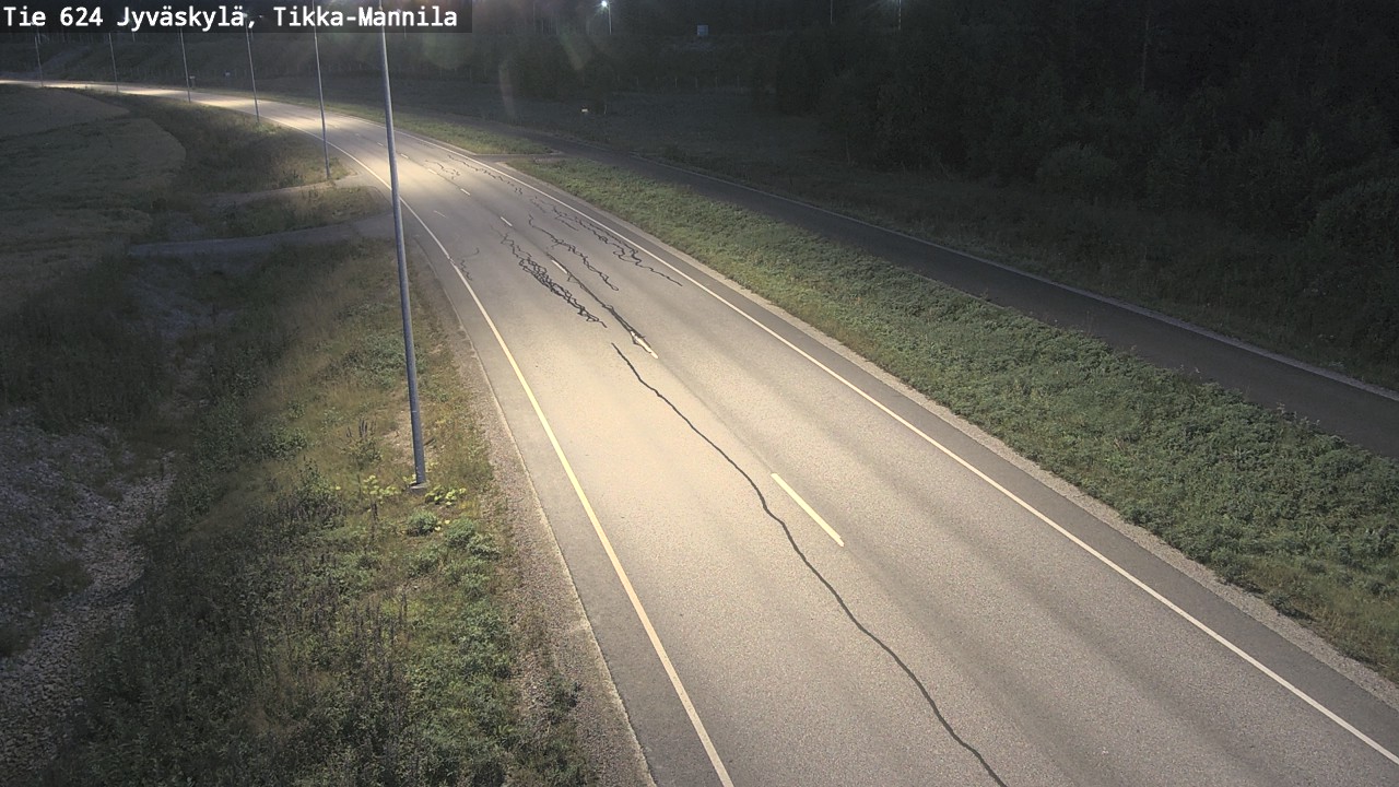 Kelikamerat Kuva Tie 624 Jyväskylä, Tikka-Mannila, Jyväskylä, Keski-Suomi