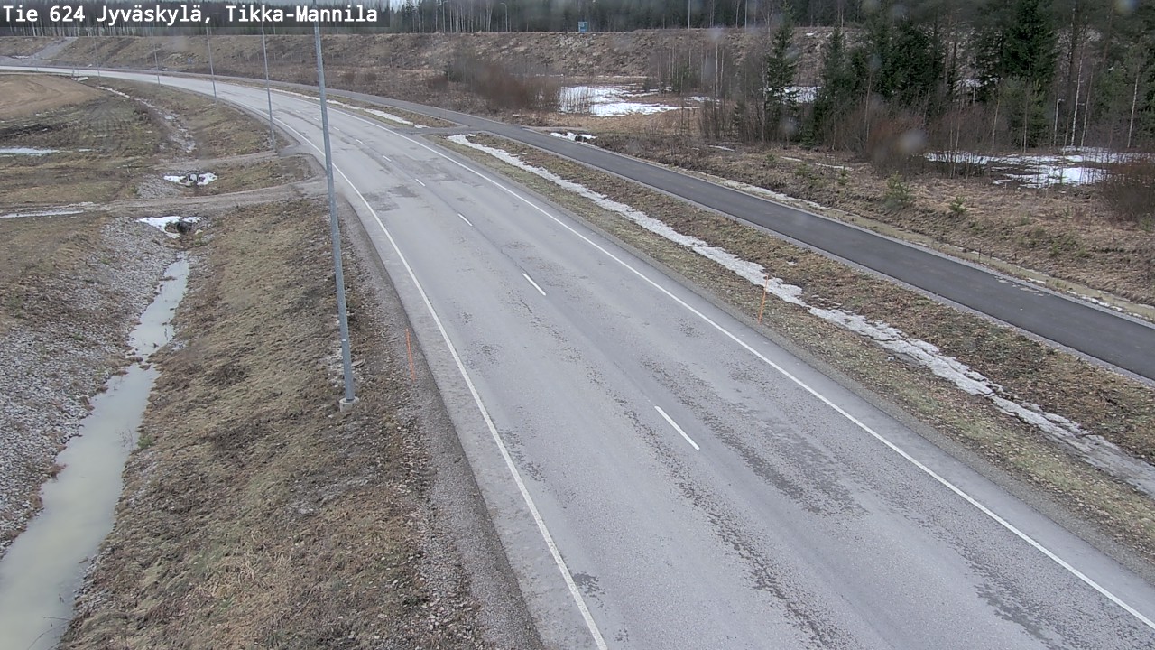 Kelikamerat Kuva Tie 624 Jyväskylä, Tikka-Mannila, Jyväskylä, Keski-Suomi