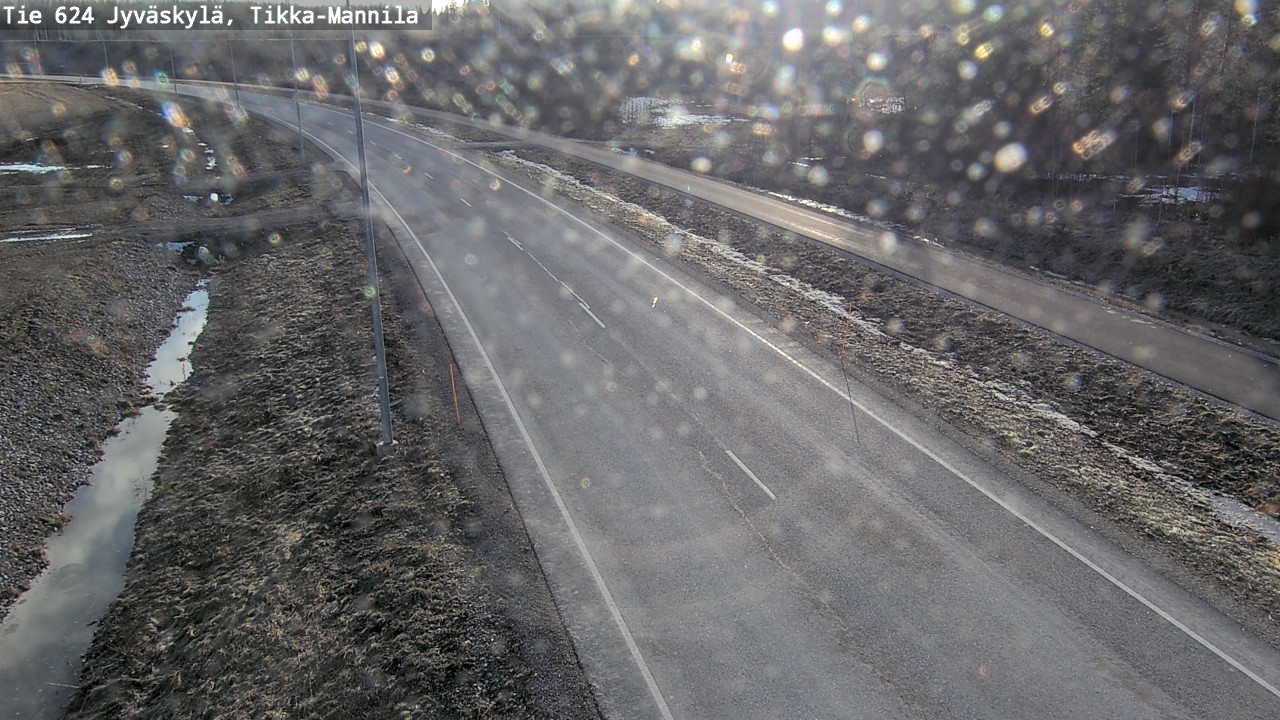Weather Camera Image Road 624 Jyväskylä, Tikka-Mannila, Jyväskylä, Keski-Suomi