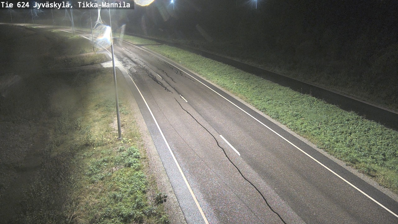 Weather Camera Image Road 624 Jyväskylä, Tikka-Mannila, Jyväskylä, Keski-Suomi