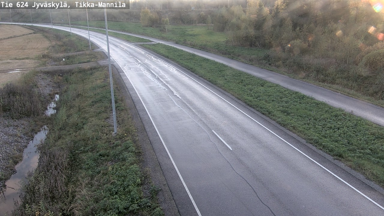Weather Camera Image Road 624 Jyväskylä, Tikka-Mannila, Jyväskylä, Keski-Suomi
