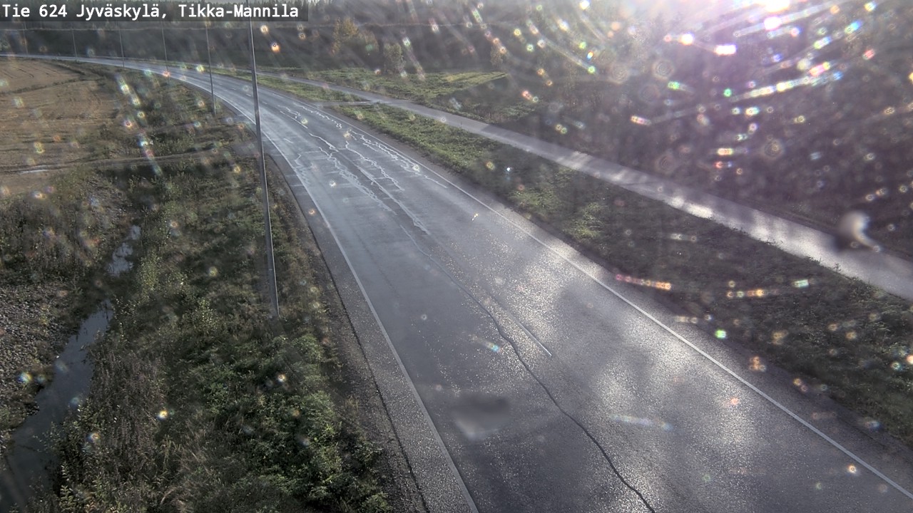 Weather Camera Image Road 624 Jyväskylä, Tikka-Mannila, Jyväskylä, Keski-Suomi