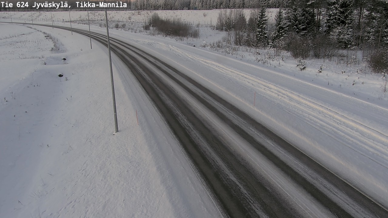 Kelikamerat Kuva Tie 624 Jyväskylä, Tikka-Mannila, Jyväskylä, Keski-Suomi