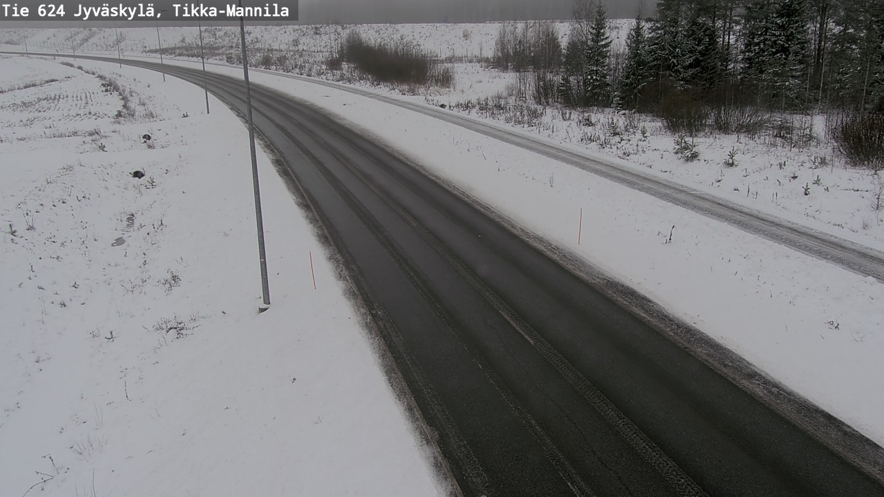 Kelikamerat Kuva Tie 624 Jyväskylä, Tikka-Mannila, Jyväskylä, Keski-Suomi