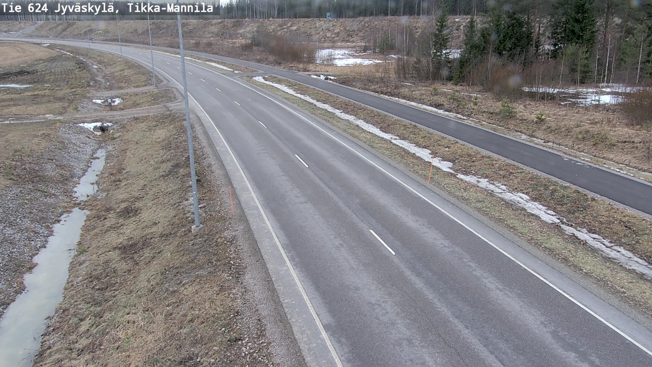Kelikamerat Kuva Tie 624 Jyväskylä, Tikka-Mannila, Jyväskylä, Keski-Suomi