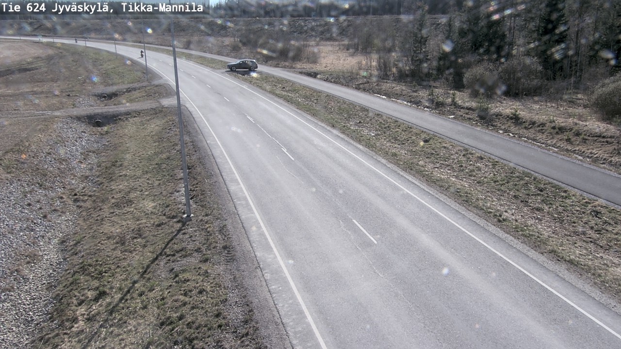 Weather Camera Image Road 624 Jyväskylä, Tikka-Mannila, Jyväskylä, Keski-Suomi