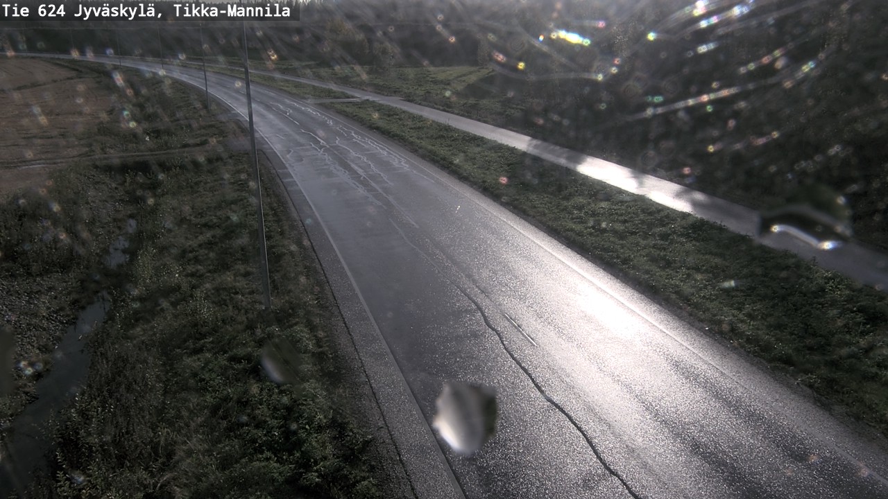 Weather Camera Image Road 624 Jyväskylä, Tikka-Mannila, Jyväskylä, Keski-Suomi