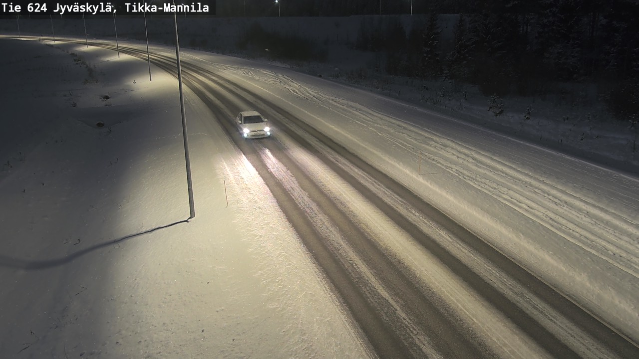 Kelikamerat Kuva Tie 624 Jyväskylä, Tikka-Mannila, Jyväskylä, Keski-Suomi