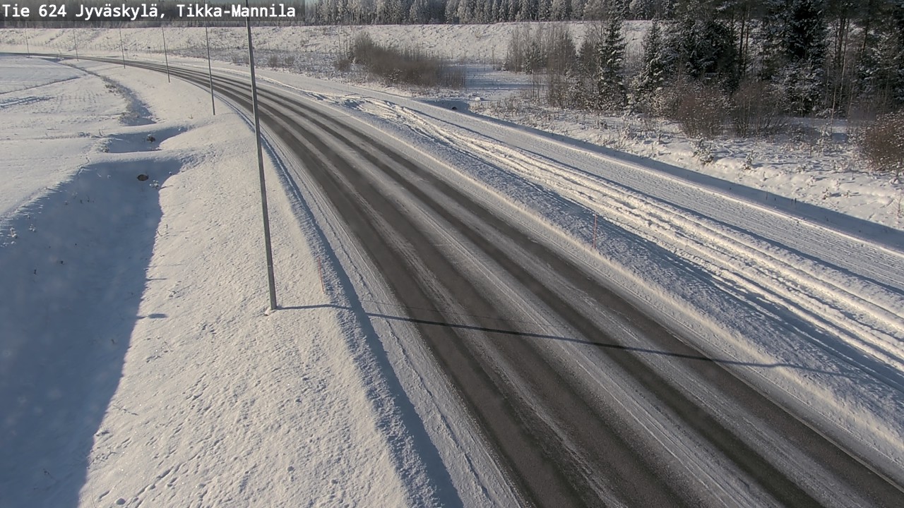 Weather Camera Image Road 624 Jyväskylä, Tikka-Mannila, Jyväskylä, Keski-Suomi
