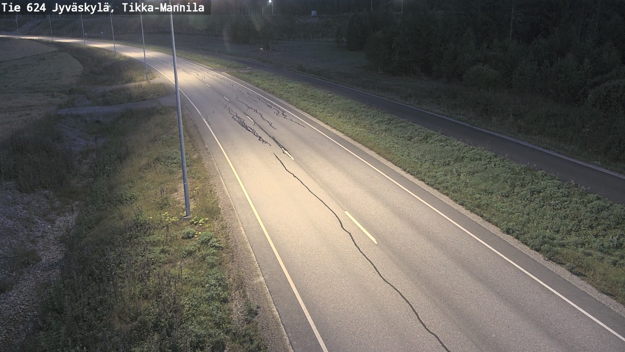Kelikamerat Kuva Tie 624 Jyväskylä, Tikka-Mannila, Jyväskylä, Keski-Suomi