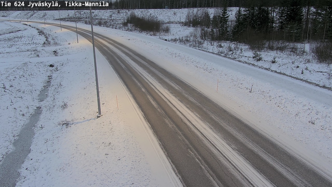 Kelikamerat Kuva Tie 624 Jyväskylä, Tikka-Mannila, Jyväskylä, Keski-Suomi