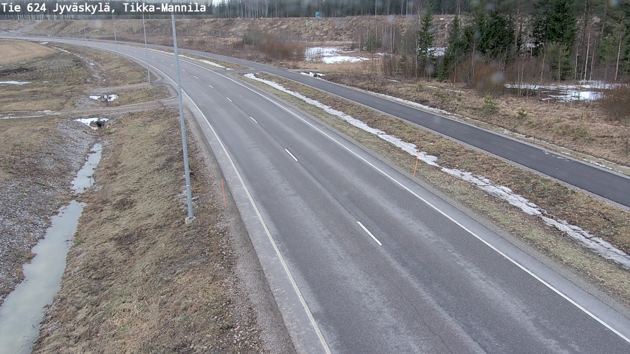 Kelikamerat Kuva Tie 624 Jyväskylä, Tikka-Mannila, Jyväskylä, Keski-Suomi