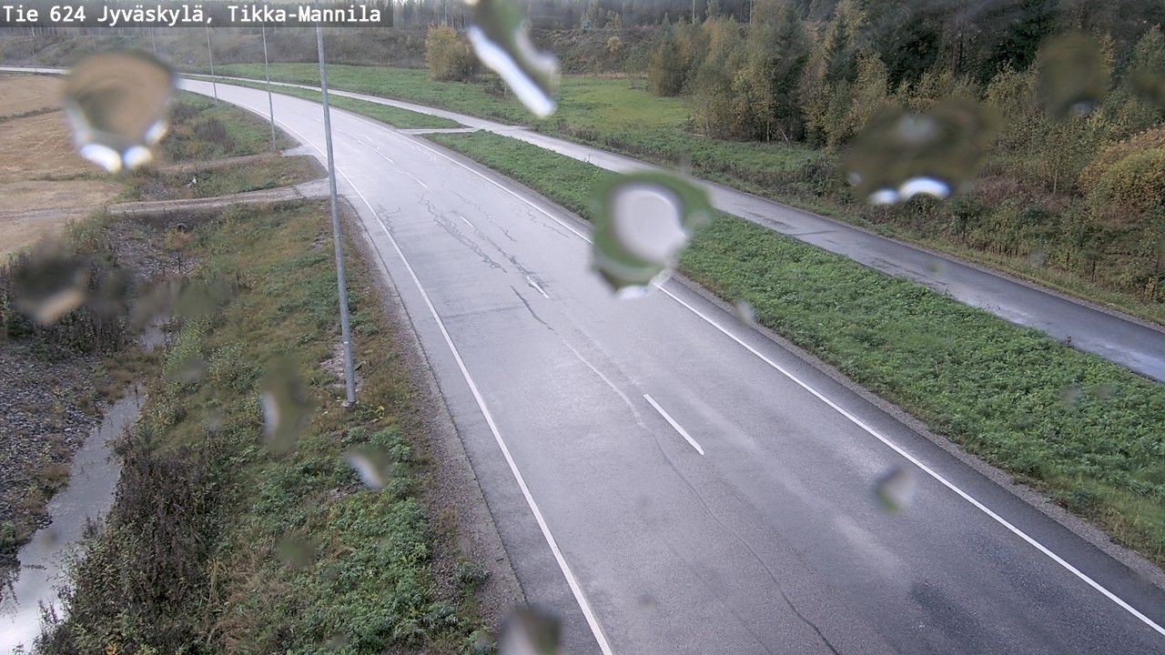 Weather Camera Image Road 624 Jyväskylä, Tikka-Mannila, Jyväskylä, Keski-Suomi