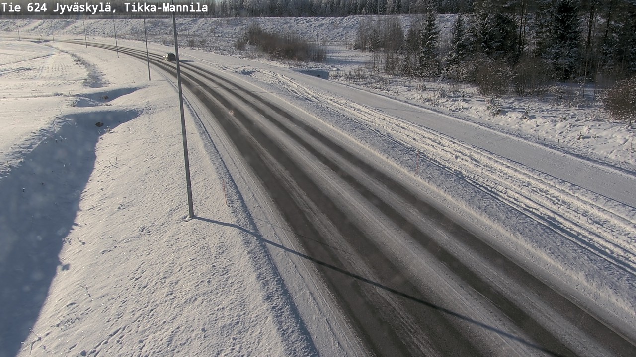 Weather Camera Image Road 624 Jyväskylä, Tikka-Mannila, Jyväskylä, Keski-Suomi