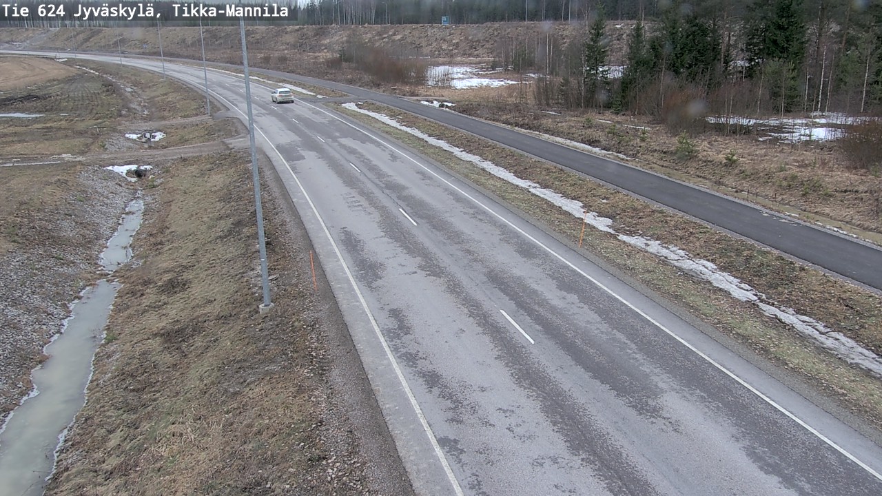 Kelikamerat Kuva Tie 624 Jyväskylä, Tikka-Mannila, Jyväskylä, Keski-Suomi